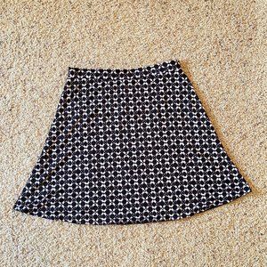 41 Hawthorn Skirt Black White Pattern Reversible